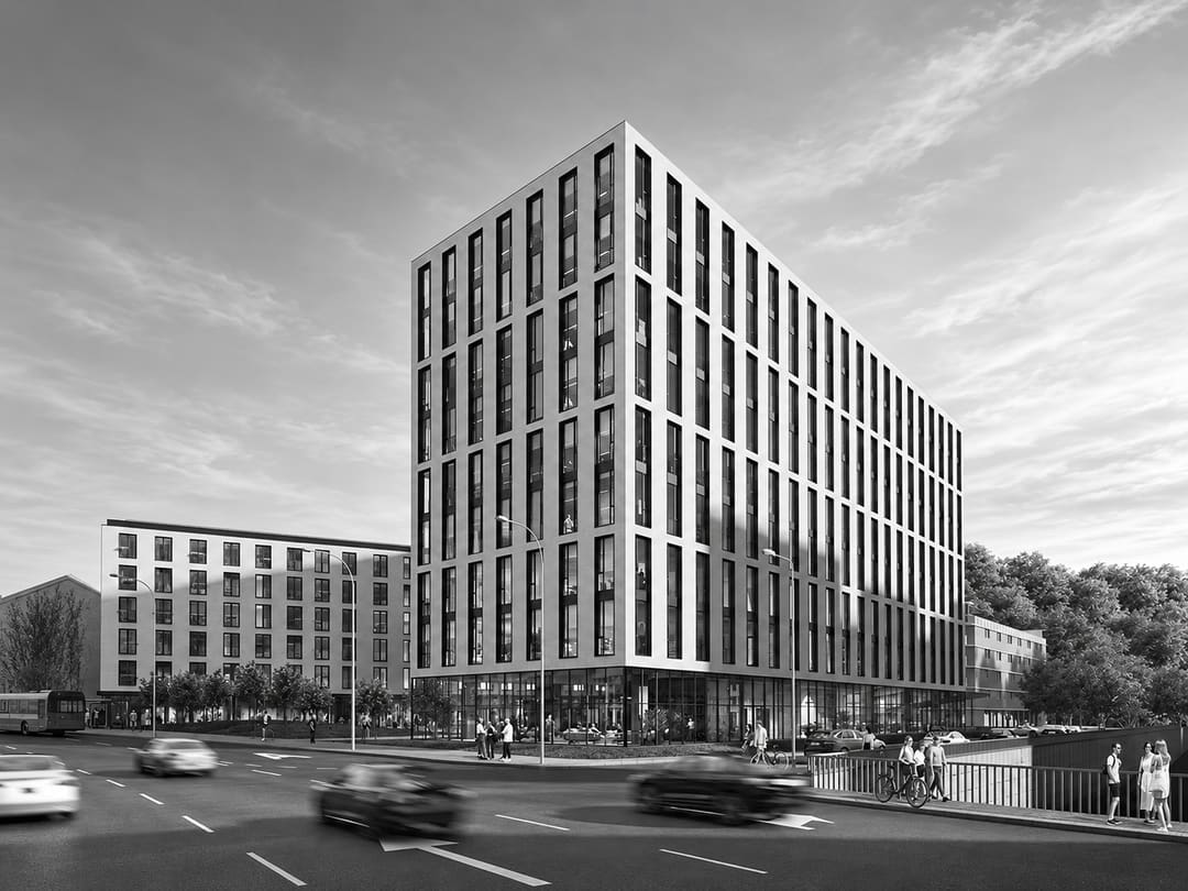 The Apklausa360 office building in Vilnius